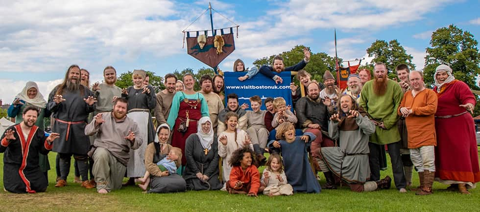 the image shows members of the group at the end of our Event in Boston, UK in 2019.